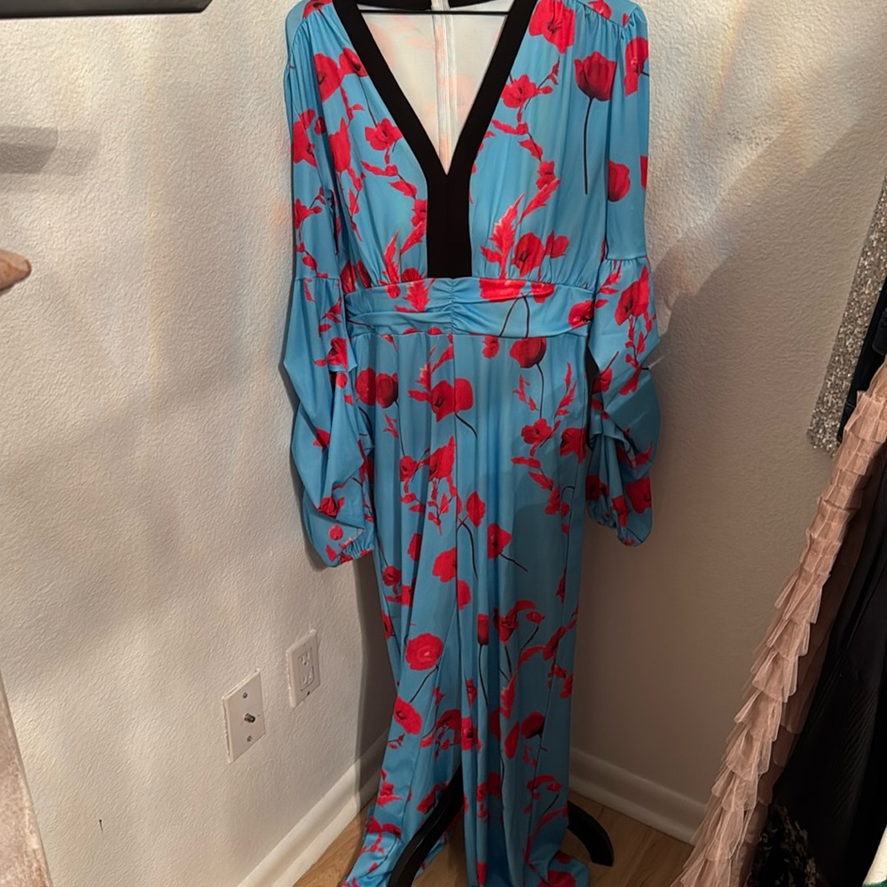 NWOT floral jumpsuit